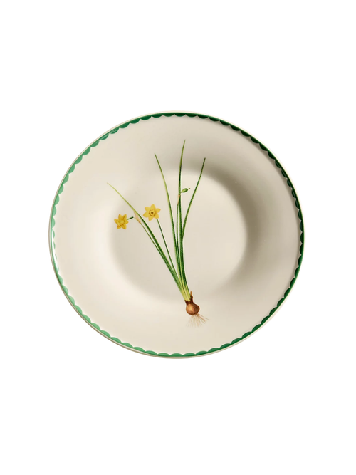 Spring Botanical Stoneware Plate