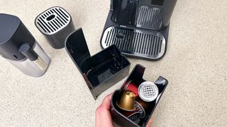 Nespresso machines on kitchen counter