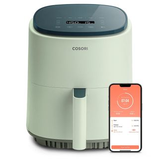 Cosori Lite 4-quart air fryer in sage green