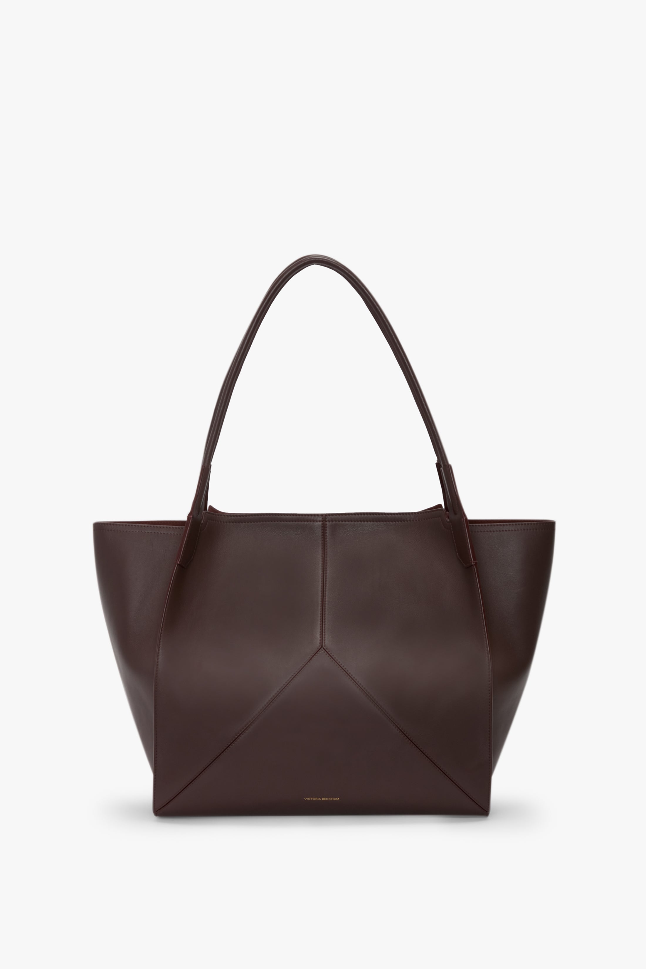 Victoria Tote Bag Large in Burgundy Leather