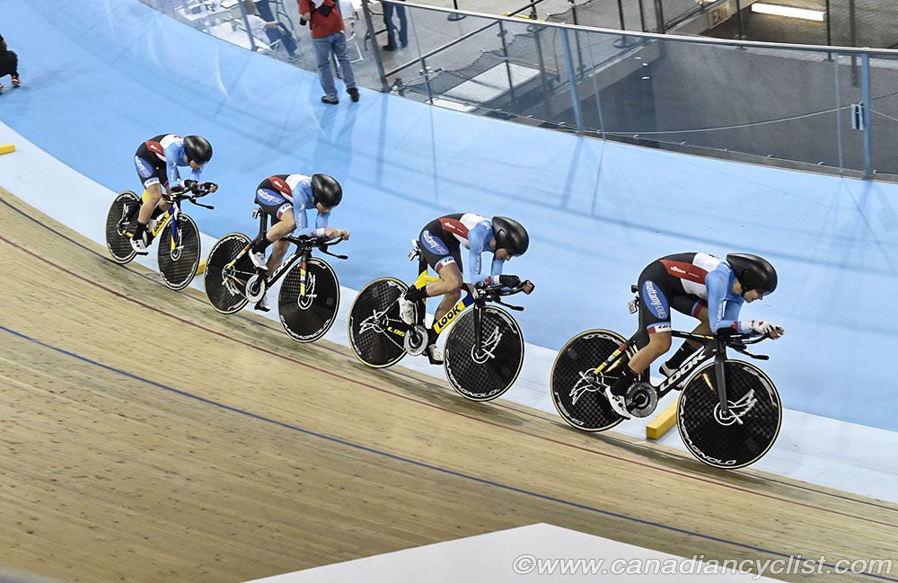 Women Team Pursuit Qualifying - Canada