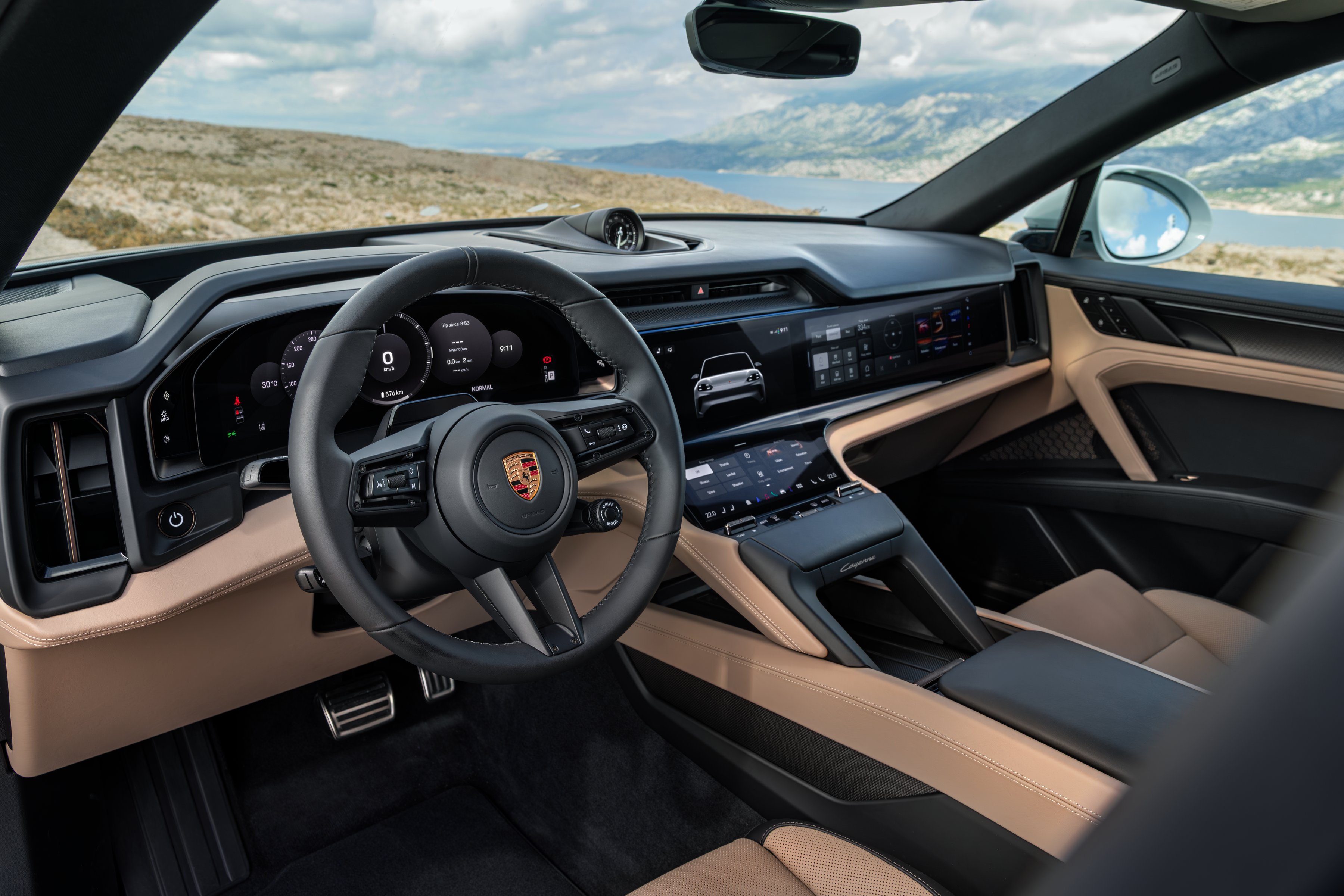 Porsche Cayenne Coup&eacute; Electric interior trim options