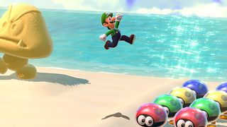 Super Mario 3d Luigi On The Beach
