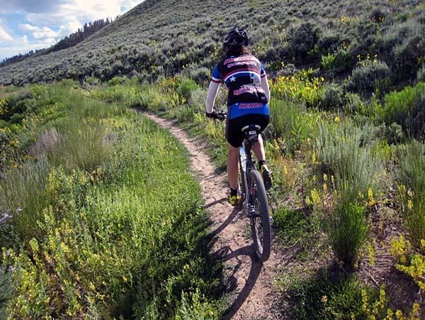 Sweet, alpine singletrack in Granby, Colorado
