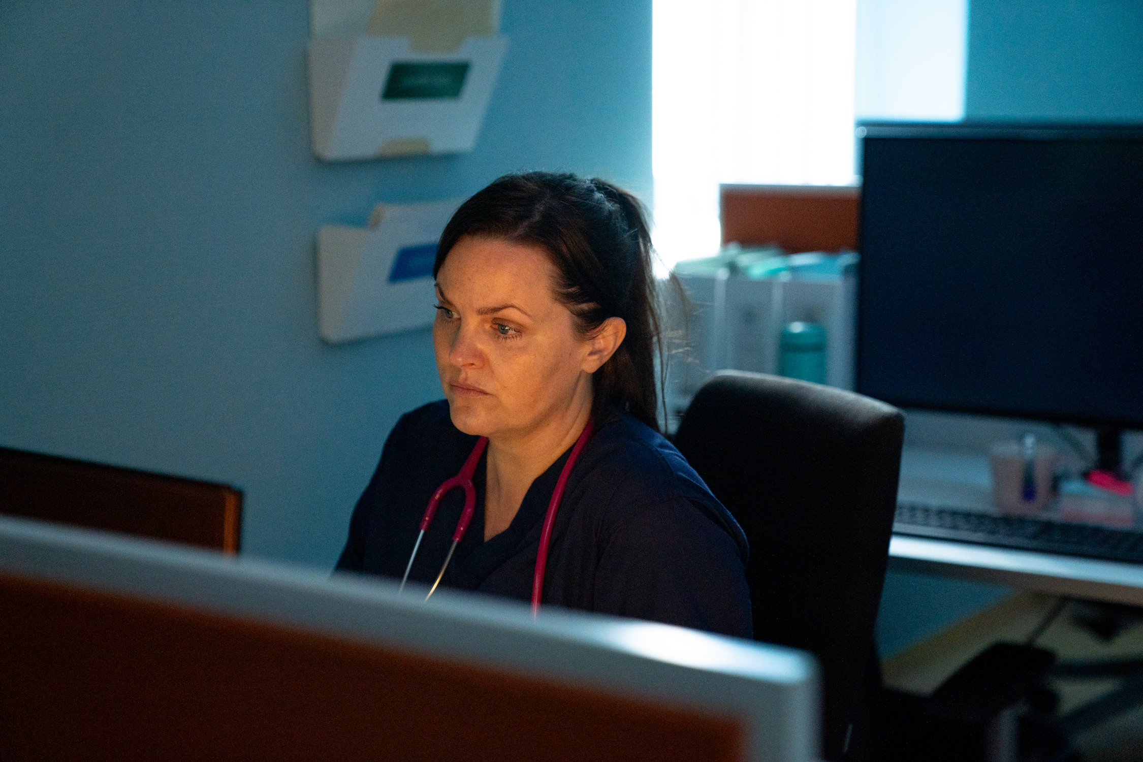 Jo as A&E doctor Liz in Little Disasters.