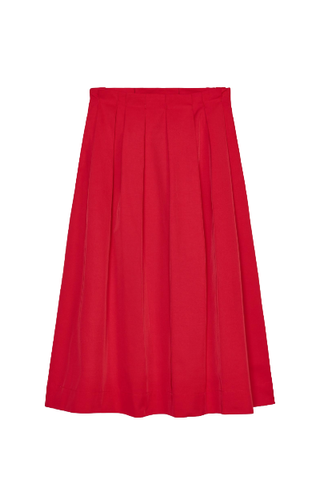 ZW Collection Pleated Midi Skirt