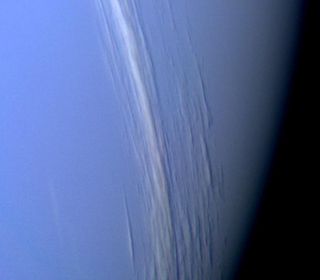 Vertical views of clouds of Neptune