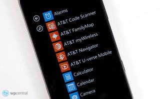 AT&T HTC Titan pre-loaded apps