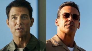 Tom Cruise and Jon Hamm from Top Gun: Maverick