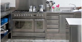contemporary stainless steel kitchen
