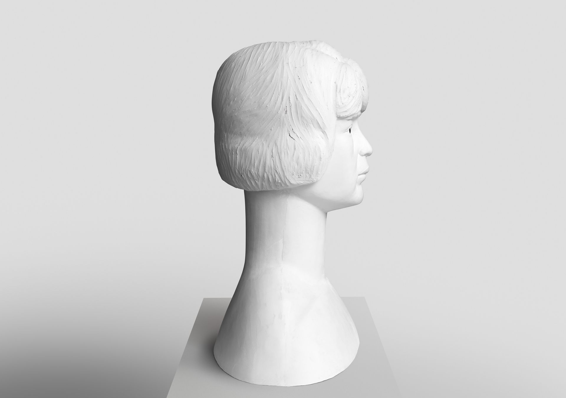 sculptures in plaster by prune nourry