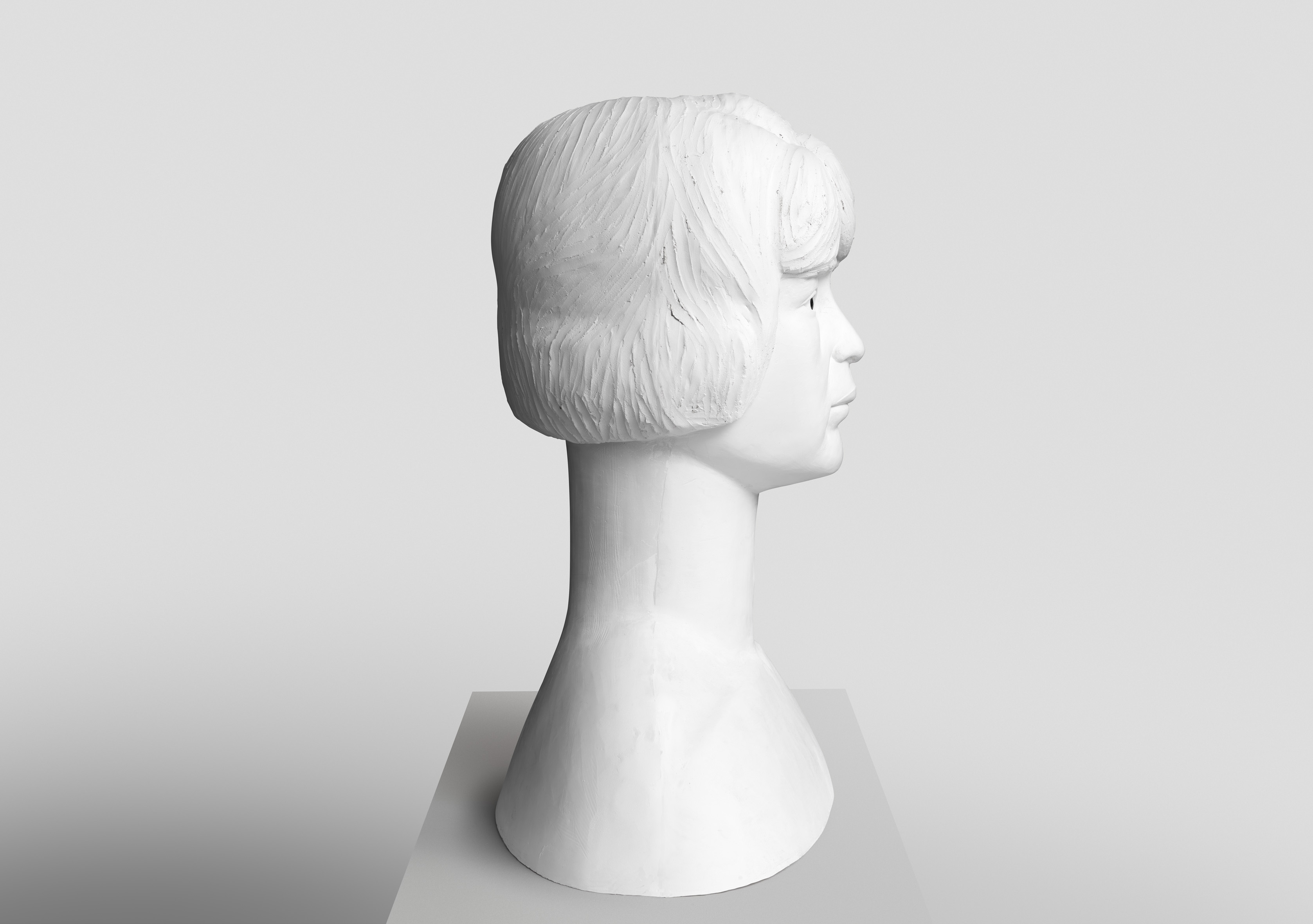 sculptures in plaster by prune nourry
