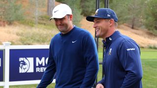 Scottie Scheffler and Bryson DeChambeau during The Showdown