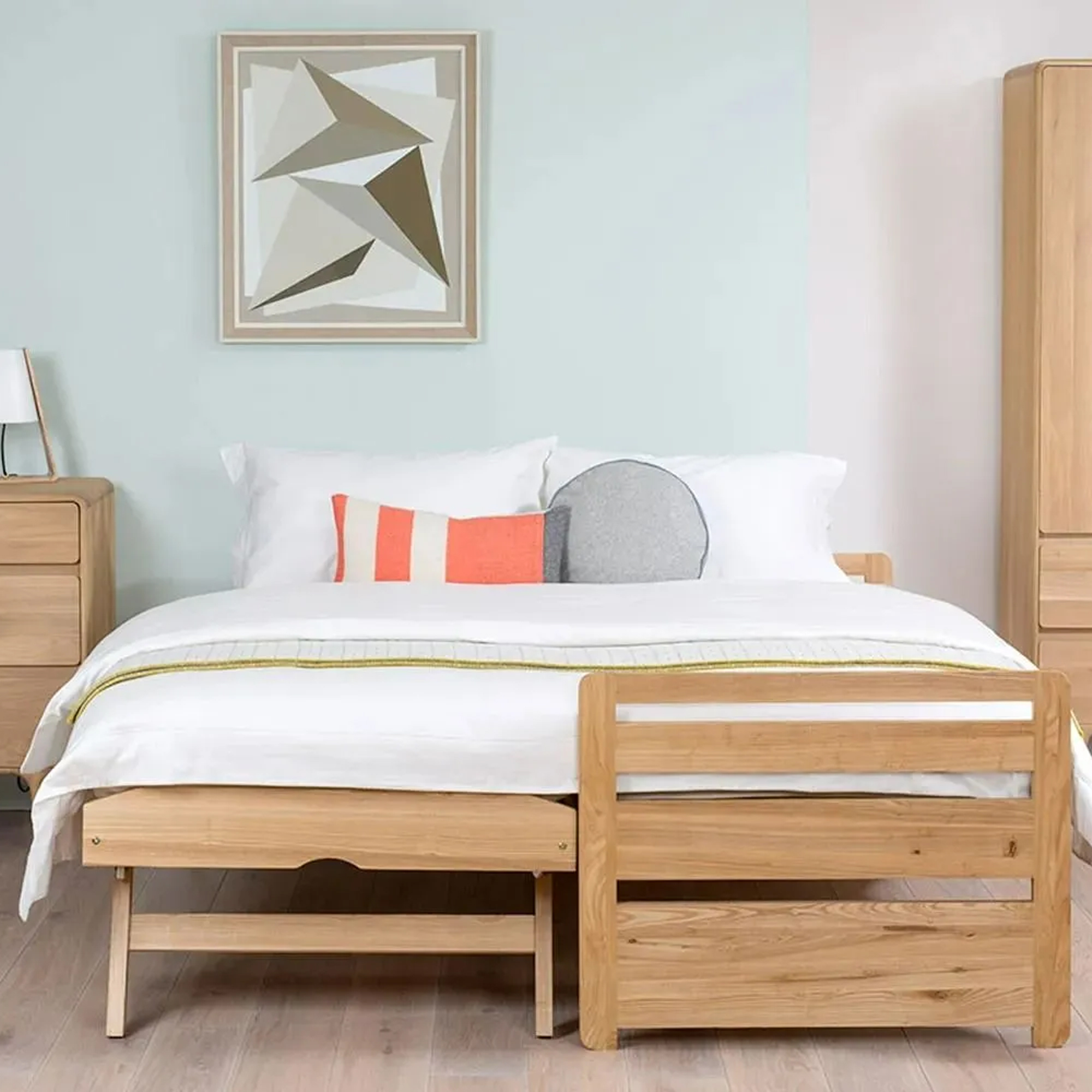 Heal's, Store Storabed in Solid Oak