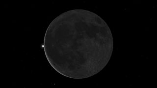 When the moon occults Venus on June 19, 2020, the "morning star" will disappear behind the moon's lower limb when the pair are still below the horizon for most observers. However, lucky skywatchers in the northeastern U.S. and Canada can see the occultation from beginning to end.