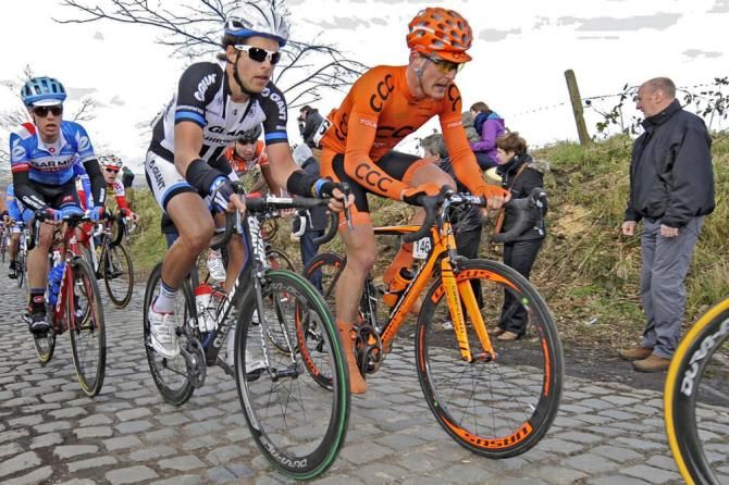 Bert De Backer (Team - GIANT - Shimano) and Marycz Jaroslav (CCC)