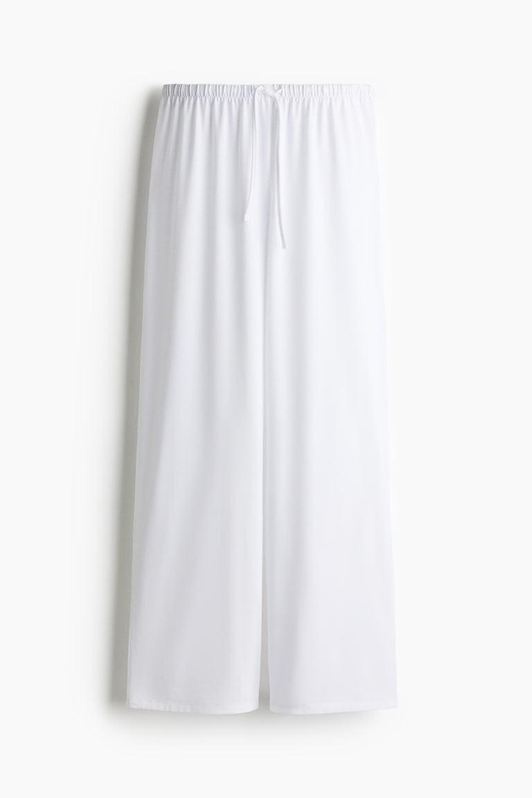 Straight-Leg Drawstring Pants