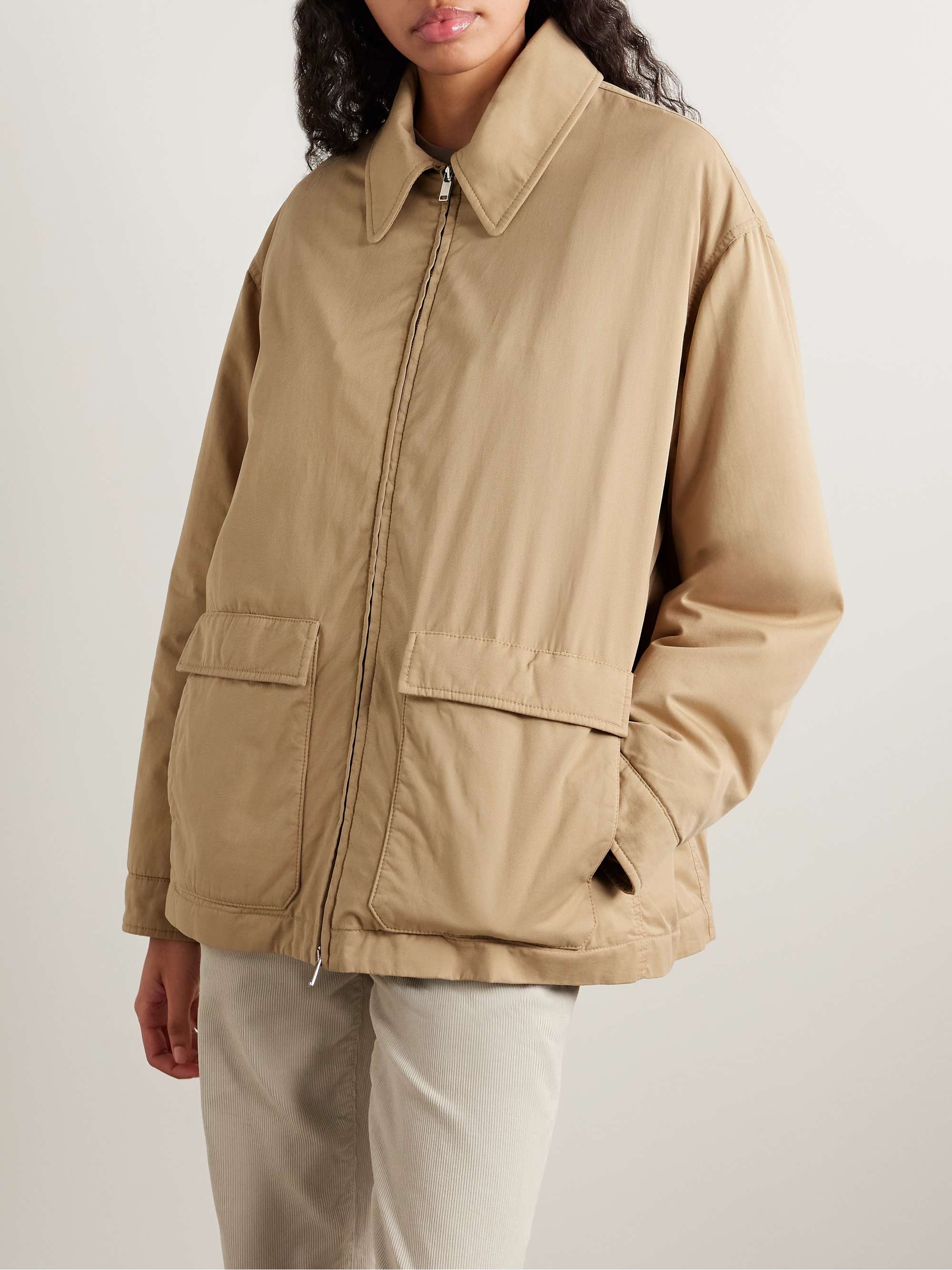 Aurelius Padded Cotton and Cashmere-Blend Gabardine Jacket