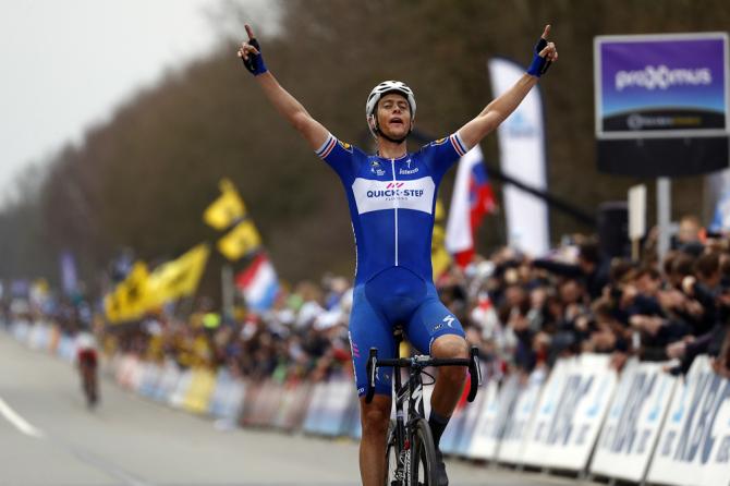 Niki Terpstra (Quick-Step Floors) wins the 2018 Tour of Flanders