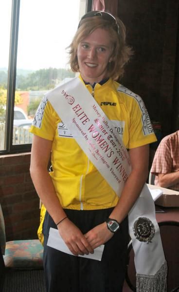 Alexandra Carle won the elite women's race.