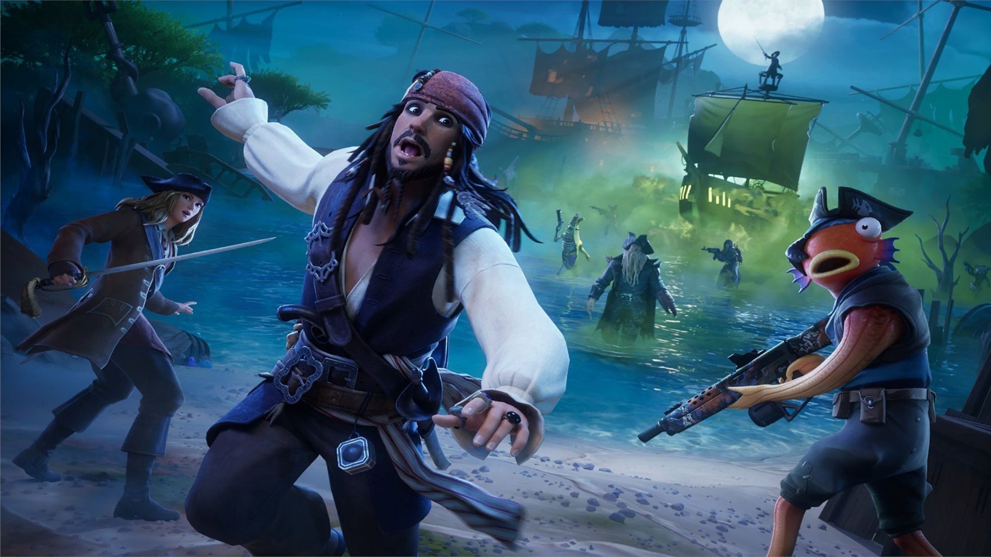 Fortnite takes to the seven seas in July with Pirates of the Caribbean 