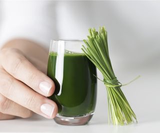 Green juice made with wheatgrass