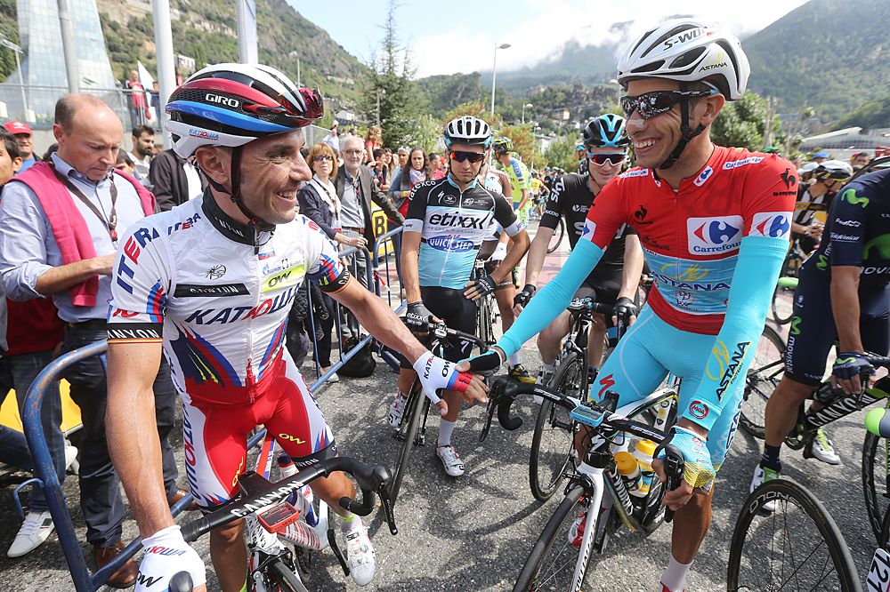 Joaquim Rodriguez (Katusha) and Fabio Aru (Astana)