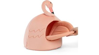 flamingo cute cat bed