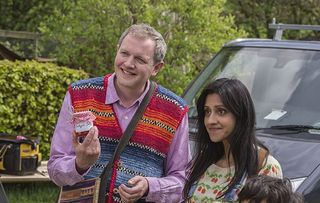 Matt [Miles Jupp], Meena [Manjinder Virk]