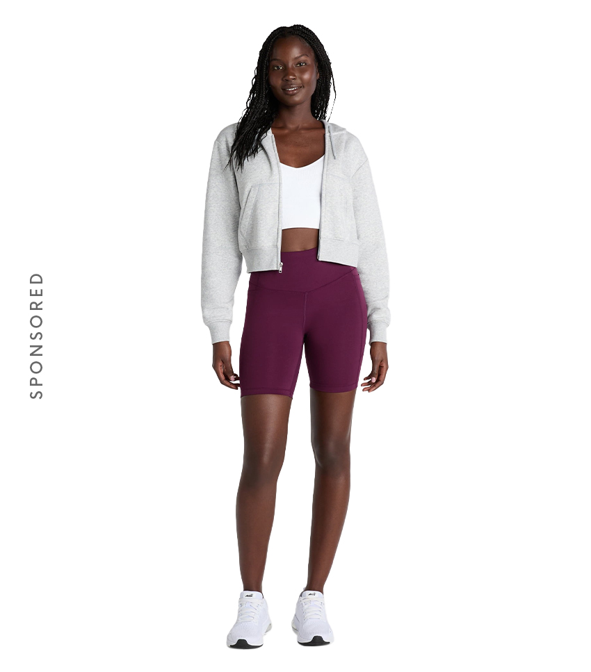Athletic Works, High Rise Bike Shorts