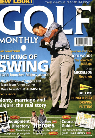 Tiger Woods front cover from Golf Monthly archive