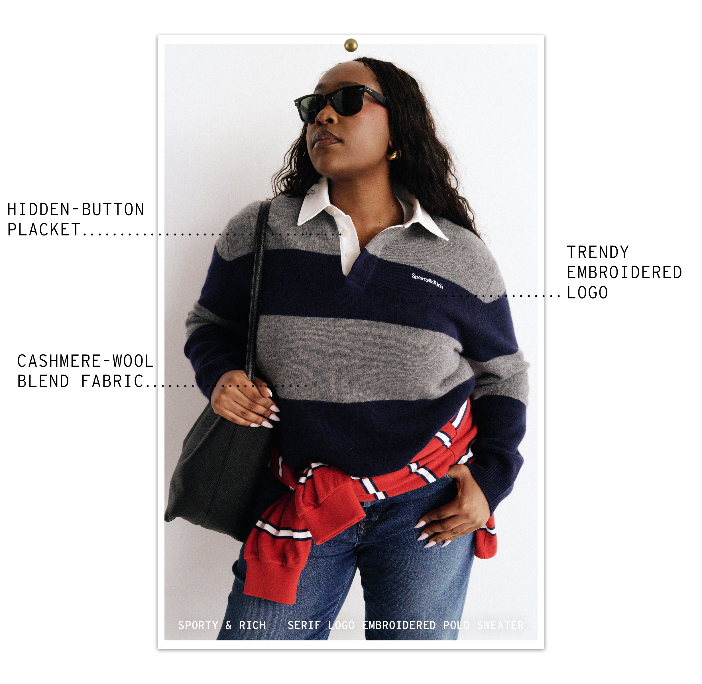 Who What Wear, The Great Try-On, Spring 2026: Sporty &amp;amp; Rich Polo Shirt.