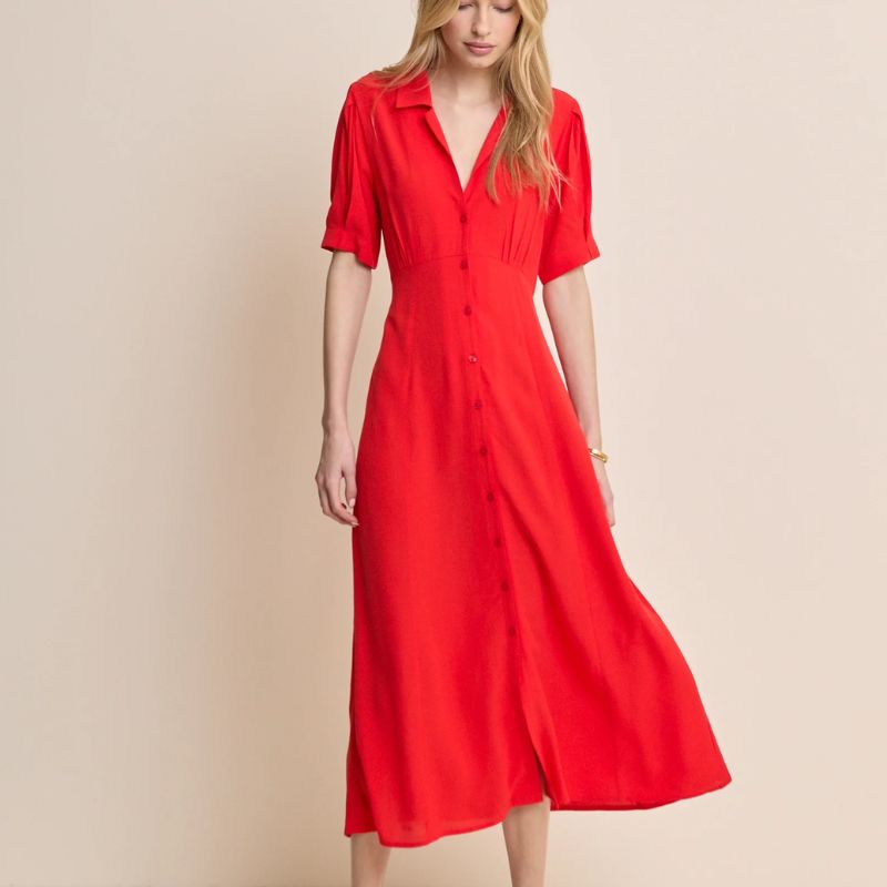 Nobody's Child, red maxi dress