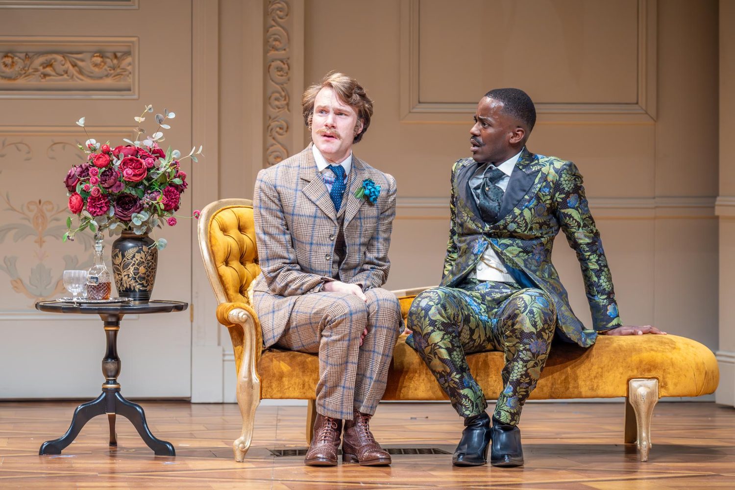 Hugh Skinner and Ncuti Gatwa in The Importance of Being Earnest