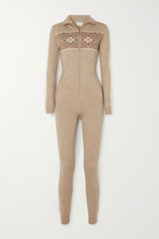 We Norwegians Signature Fair Isle merino wool jumpsuit