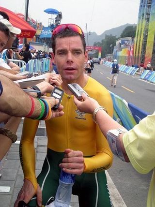 Cadel Evans is part of the men's team for the difficult route in Varese