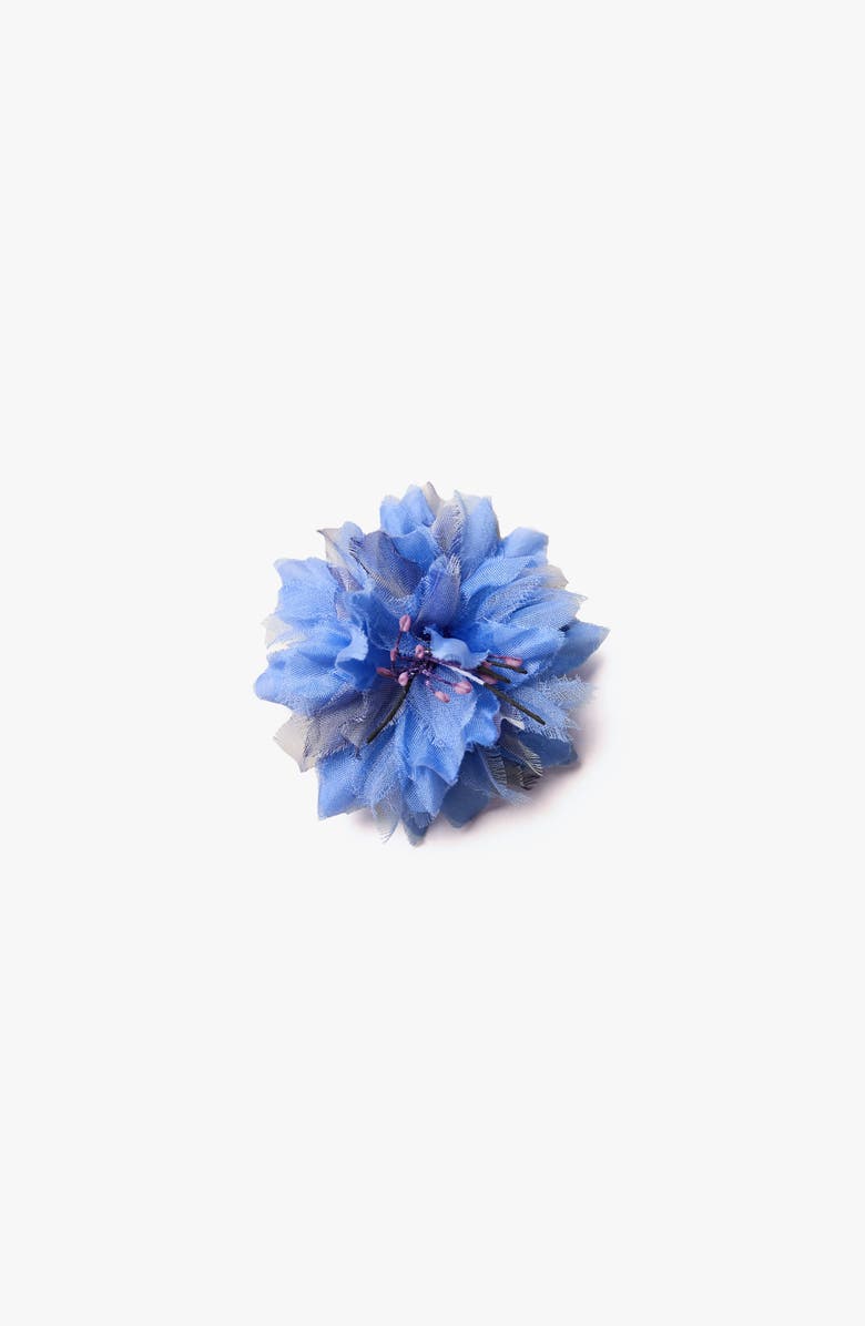 The Blue Cornflower Floral Brooch