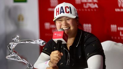 Angel Yin takes to the media after her Buick LPGA Shanghai win