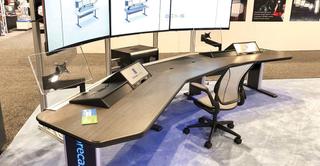 Forecast Consoles’ Continuum line of benching workstations can be customized to any project needs, whether it’s office workstations or a full production control room.