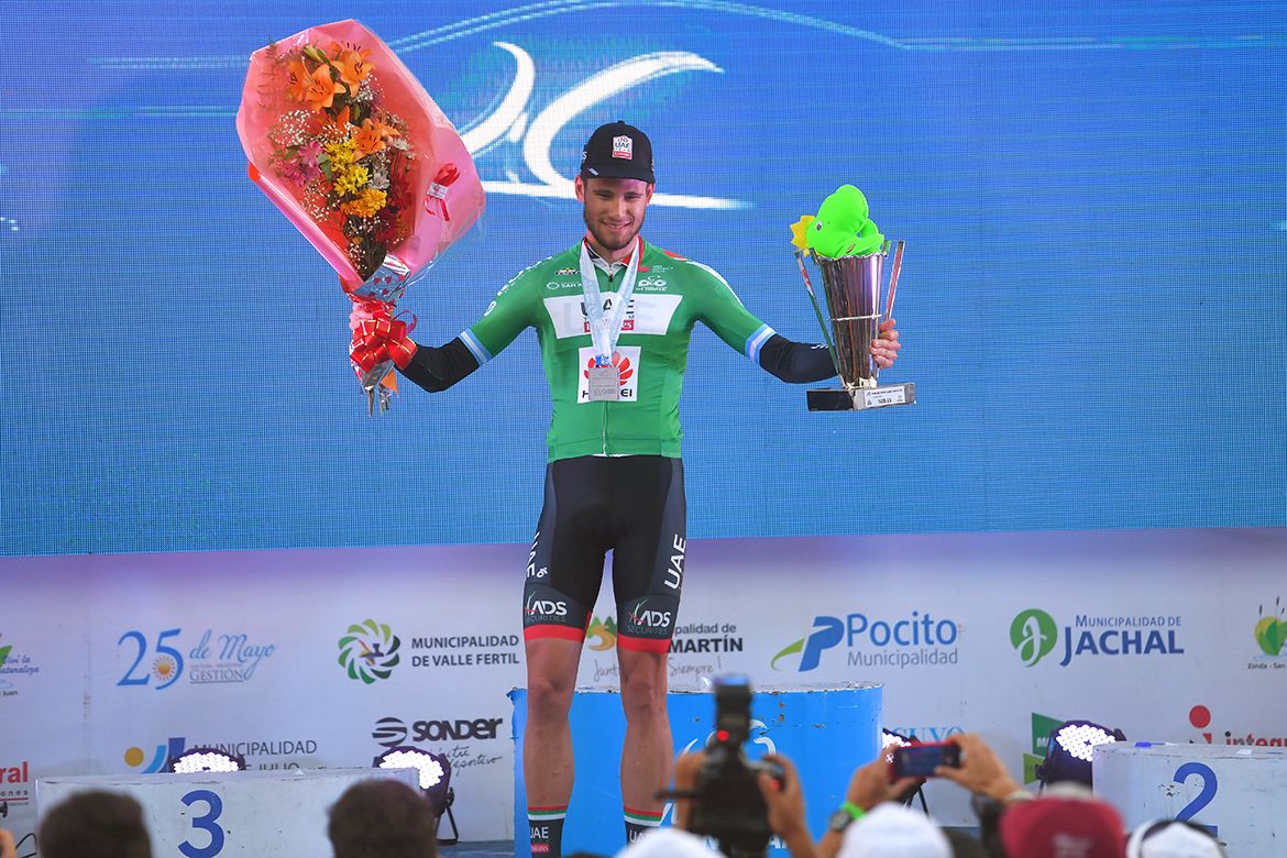 Filippo Ganna (UAE Team Emirates) was the best young rider
