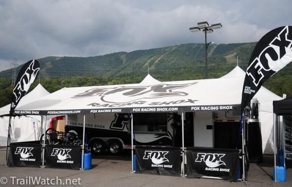 Storm clouds seemed to be gathering over the venue early in the morning.