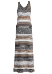 Striped knit colorblocked maxi dress, Chloé ($2,645) | Saks Fifth Avenue