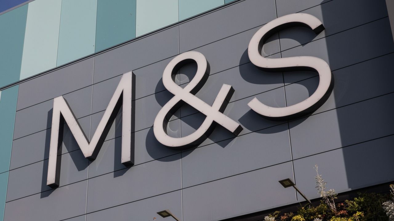  Marks and Spencer Group plc (M&amp;S) sign is pictured on 18 September 2020 in Bracknell, United Kingdom.