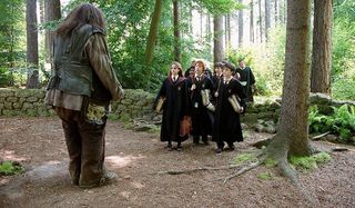 Hagrid And Hogwarts Students