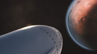Elon Musk's SpaceX could launch a mission to Mars as early as 2024. Credit: SpaceX