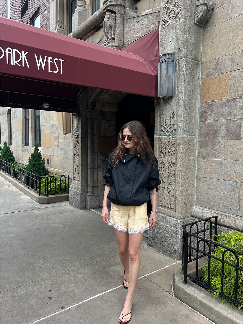 Cotton Lace Trim Shorts main image 1