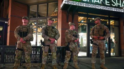 Trump Increases Federal Law Enforcement Presence, Deploys National Guard In Nation's Capital WASHINGTON, DC - AUGUST 24