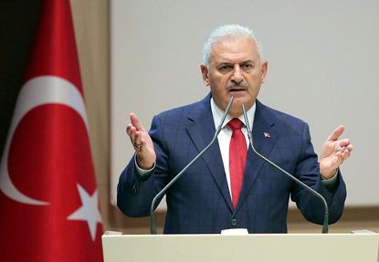 Turkish Prime Minister and leader of the Justice and Development Party (AK Party) Binali Yildirim.