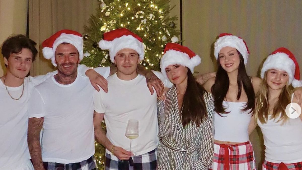 The Beckhams' Christmas Party Trick Is Too Relatable | Marie Claire