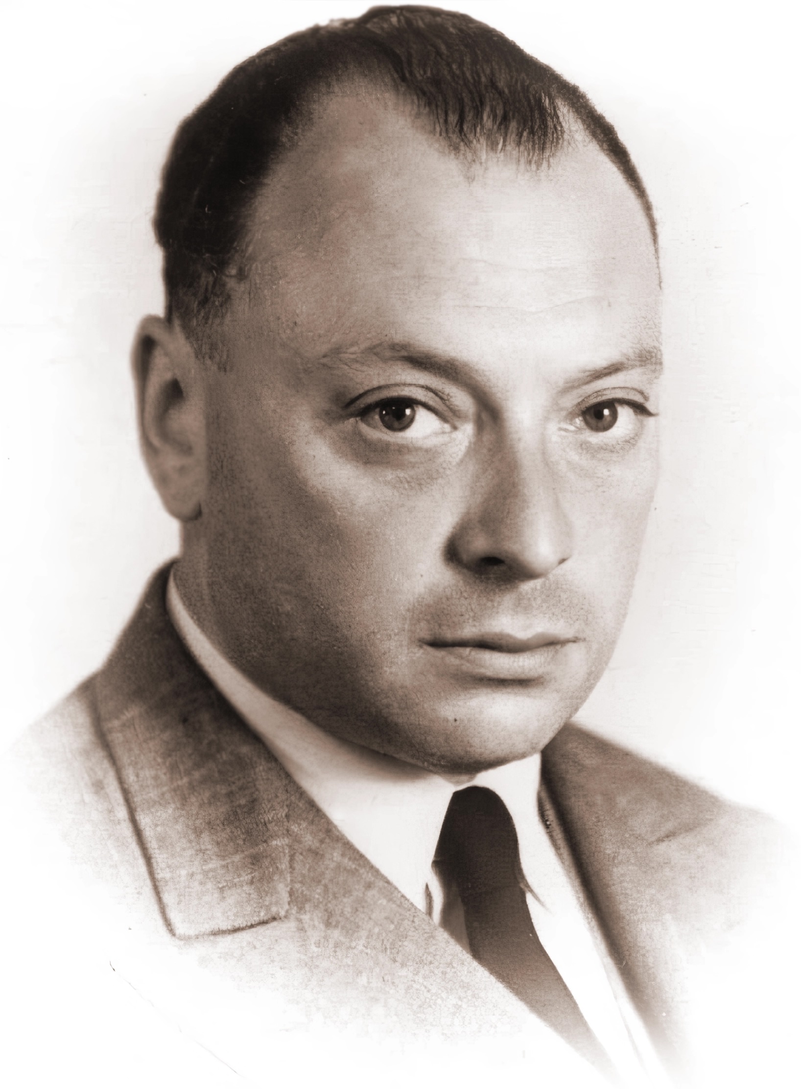 A black-and-white headshot of Wolfgang Pauli